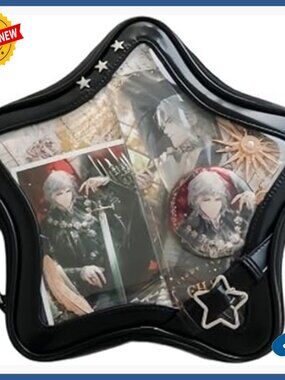 Star Shape Single Shoulder Crossbody Bag Ita Backpack with Insert Display